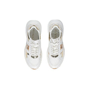 PINKO White Leather Chunky Sneakers