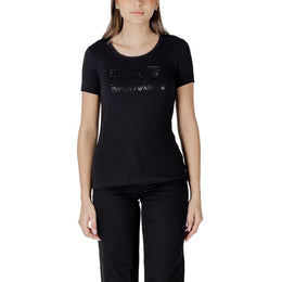 EA7 Emporio Armani Black Cotton Sportswear