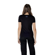 EA7 Emporio Armani Black Cotton Sportswear