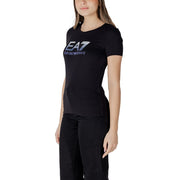 EA7 Emporio Armani Black Cotton Sportswear