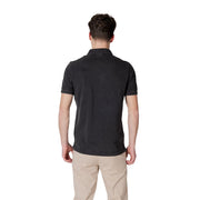 Replay Black Cotton Polo Shirt