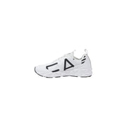 EA7 Emporio Armani Black And White Polyester Athletic Sneakers