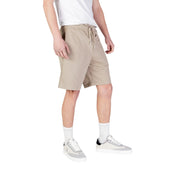 Replay Beige Cotton Bermuda Shorts