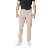 Replay Beige Cotton Casual Pants