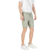 Replay Green Cotton Bermuda Shorts