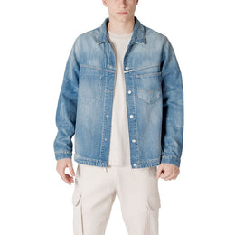 Replay Light Blue Cotton Denim Jacket