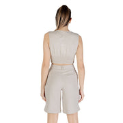 Only Beige Viscose Top