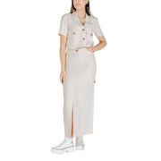 Jacqueline De Yong Bicolor Viscose Long Skirt