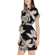 Vero Moda Beige Viscose Short Dress