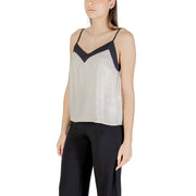 Vero Moda Cream Nylon Top