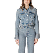 Only Light Blue Organic Cotton Jackets & Coat