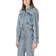 Only Light Blue Organic Cotton Jackets & Coat