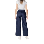Only Blue Cotton Casual Pants