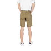 Jeckerson Green Cotton Bermuda Shorts
