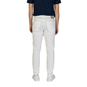 Jeckerson White Cotton Skinny Pants