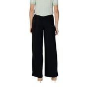 Morgan De Toi Black Polyester Casual Pants