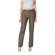 Morgan De Toi Green Cotton Casual Pants