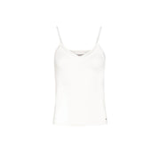 Morgan De Toi Cream Viscose Tank Tops