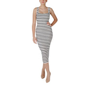 Morgan De Toi Beige Viscose Long Dress