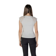 Morgan De Toi White Recycled Polyester Tank Tops
