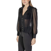 Morgan De Toi Black Polyester Blouse