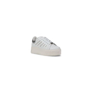 Cult White Leather Low Top Sneakers