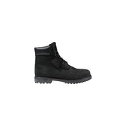 Timberland Black Leather Lace-Up Boots