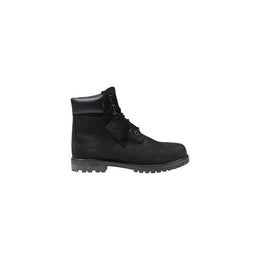 Timberland Black Leather Lace-Up Boots
