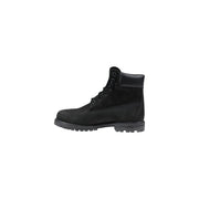 Timberland Black Leather Lace-Up Boots