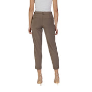 Street One Brown Polyester Pant