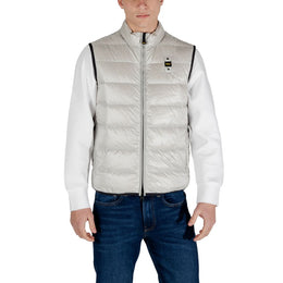 Blauer Gray Polyamide Sleveless Jacket