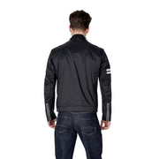 Blauer Black Polyamide Biker Jacket