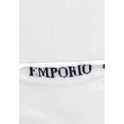 Emporio Armani Underwear White Cotton Socks