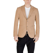 Gianni Lupo Beige Cotton Blazer