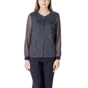 Street One Blue Polyester Blouse