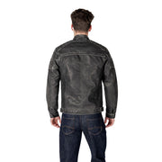 Jack Jones Black Polyester Biker Jacket