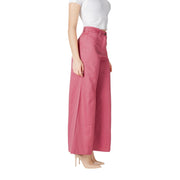 ICHI Pink Cotton Pant