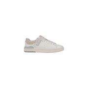 Clarks White Leather Low Top Sneakers