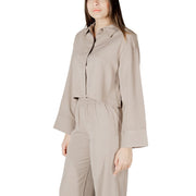 Only Beige Viscose Blouse