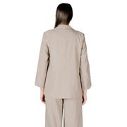 Only Beige Viscose Blazer