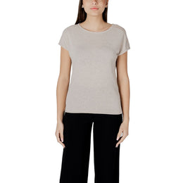 Street One Beige Polyester T-Shirt