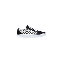 Vans Black And White Fabric Low Top Sneakers