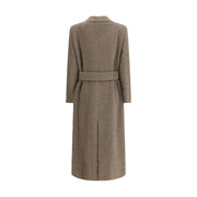 Golden Goose Beige Fleece Wool Coat
