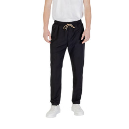 Gianni Lupo Black Polyester Casual Pants