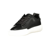 Calvin Klein Black Leather Men's Sneaker