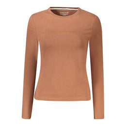 Guess Jeans Brown Cotton T-Shirt