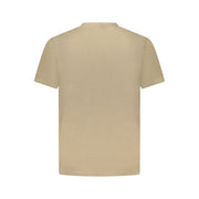 Napapijri Brown Cotton Men T-Shirt
