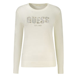 Guess Jeans White Viscose Sweater