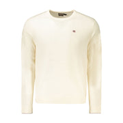 Napapijri White Wool Men Sweater