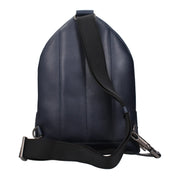 Pineider Blue Leather Backpack
